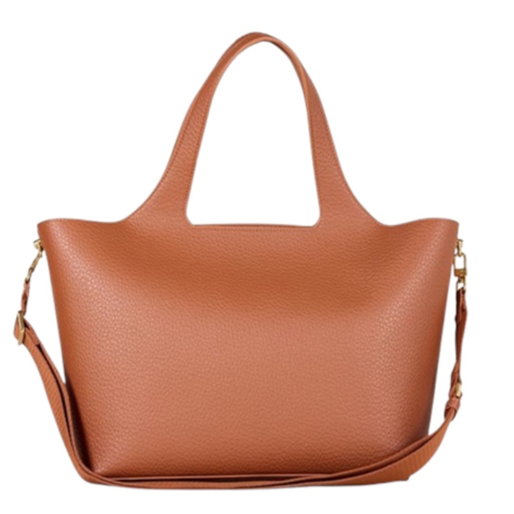Amazon Essentials Women's Soft Tote Bag Tan NWT